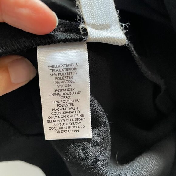 Ann Taylor TALL LONG Dress High Neck Cut Out Sleeveless Key Hole Career Stretch - Picture 7 of 10